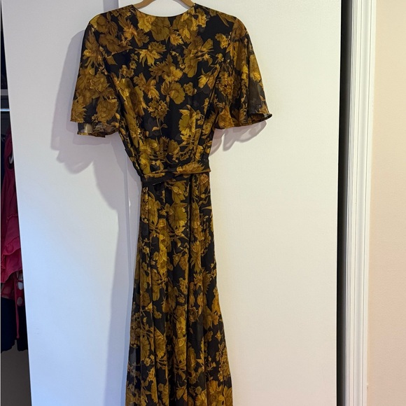 Wrap Devore Maxi Dress - Picture 6 of 10